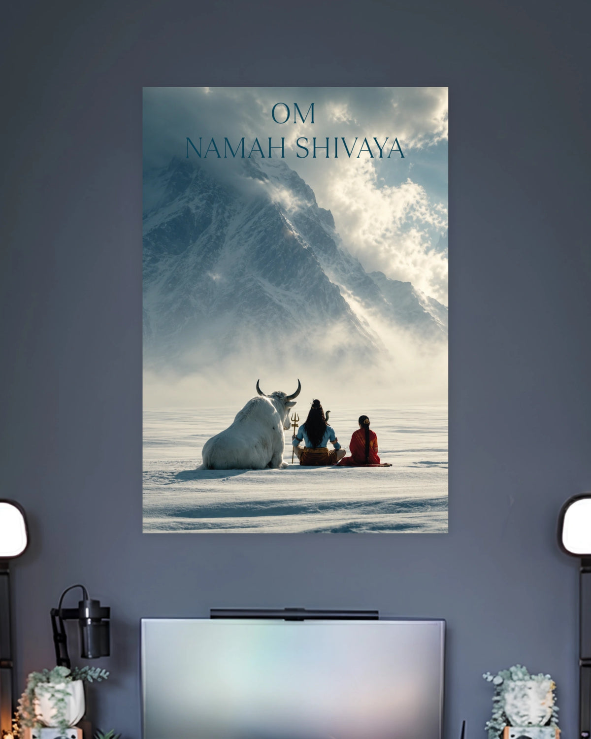 Om Namah Shivaya Shiva Poster artwork with bold detailed composition 2
