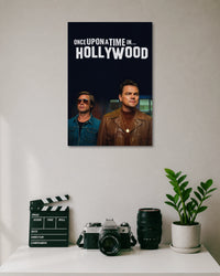 Once Upon a Time in Hollywood Movie Poster artwork with bold detailed composition 1
