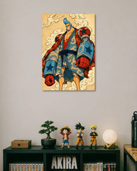 One Piece Franky Japanese Illustration Poster artwork