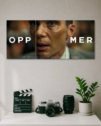 Oppenheimer Close Up 3 Piece Split Poster three-panel artwork 1