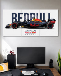 Oracle Red Bull Racing 3 Split Poster Set three-panel artwork 1