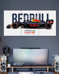 Oracle Red Bull Racing 3 Split Poster Set three-panel artwork 2