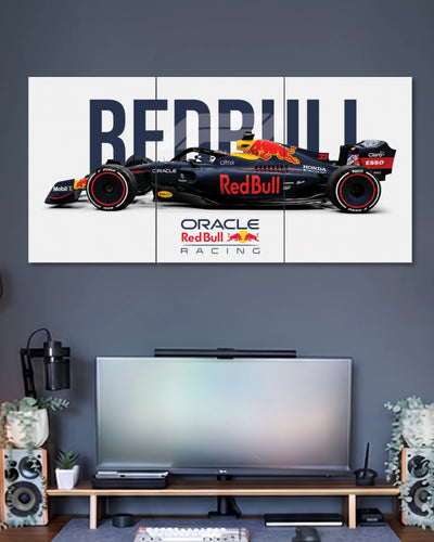 Oracle Red Bull Racing 3 Split Poster Set three-panel artwork 2