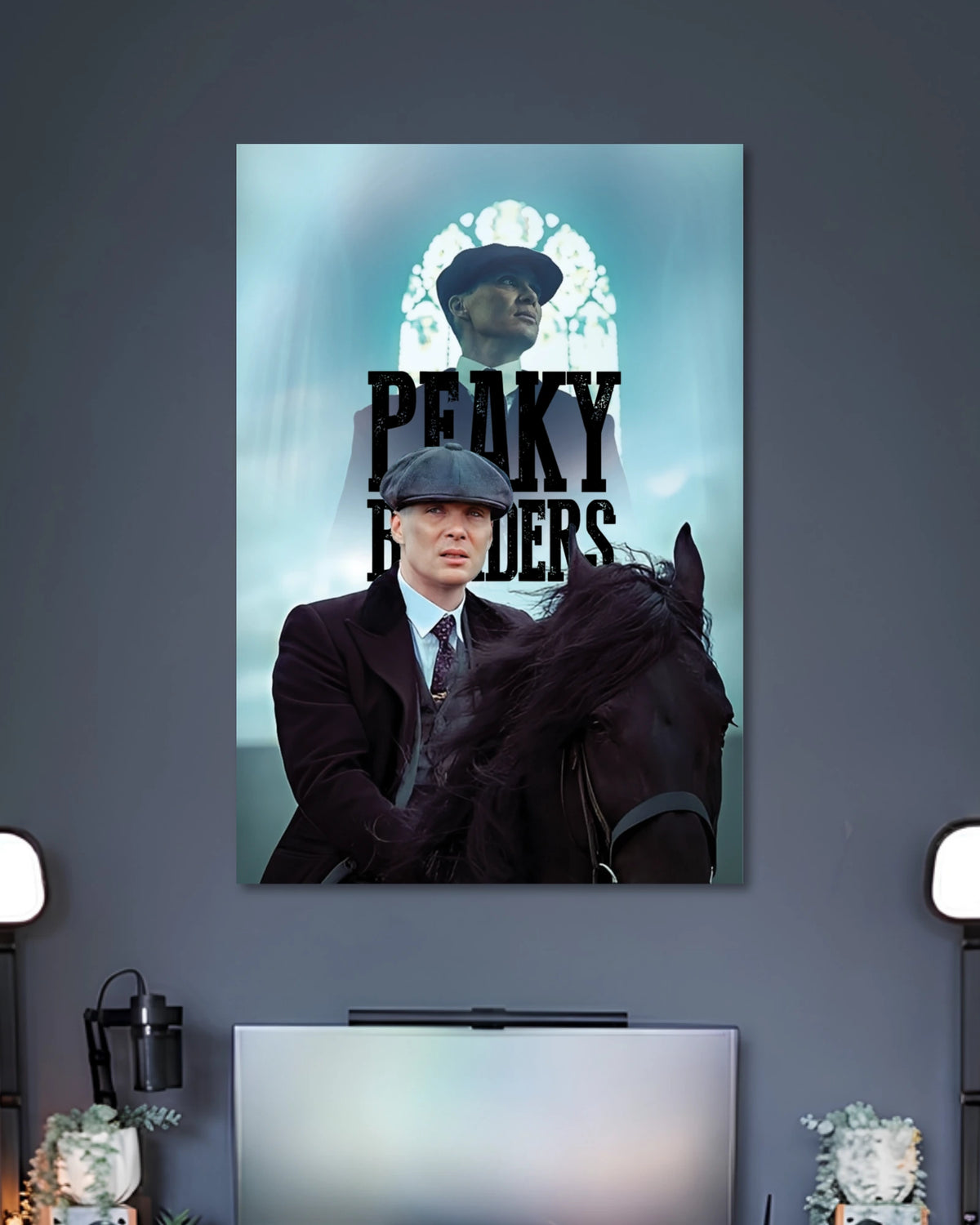 Alternative artwork featuring Peaky Blinders Thomas Shelby Horse Poster