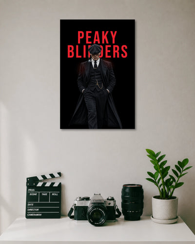Tommy Shelby Peaky Blinders Black Poster poster artwork