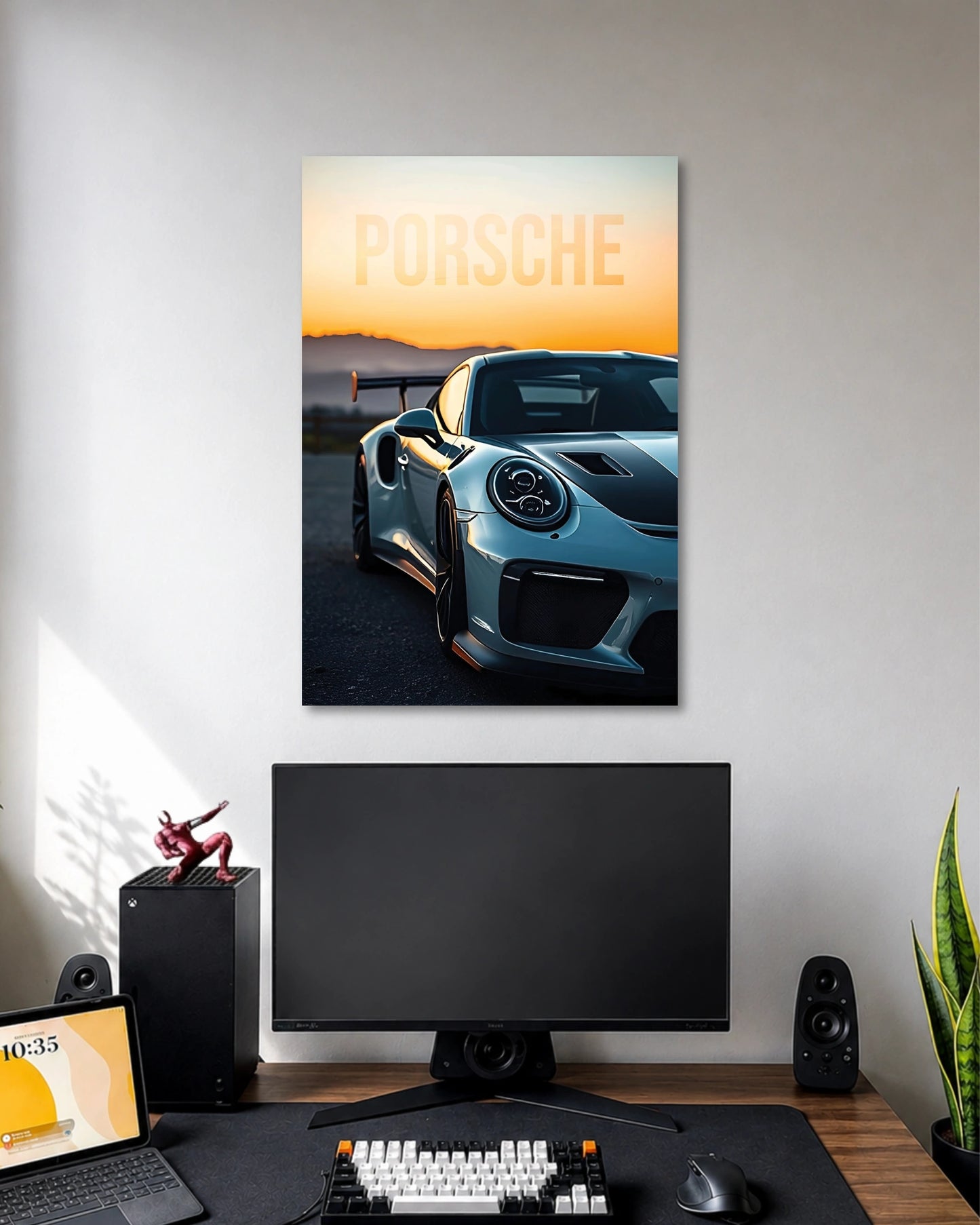 Porsche 911 GT3 Poster artwork with detailed composition 1