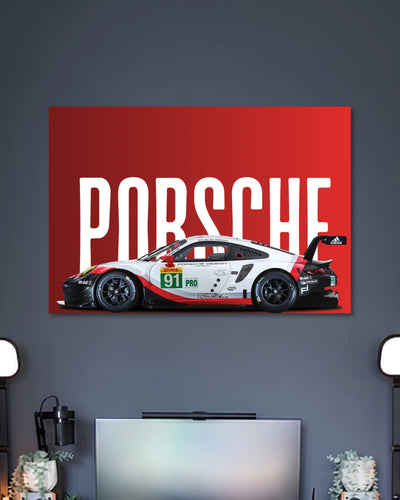 Porsche 911 RSR Poster premium artwork 2