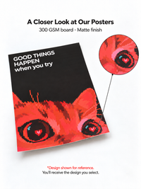 Poster Culture premium 300 GSM matte print quality
