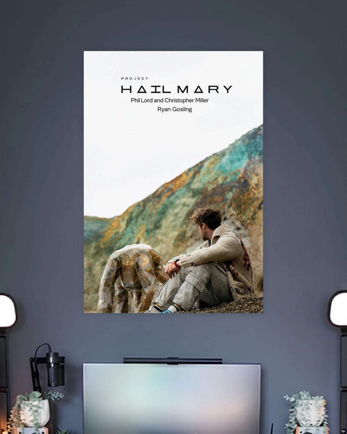 Project Hail Mary Movie Poster artwork with bold detailed composition 2
