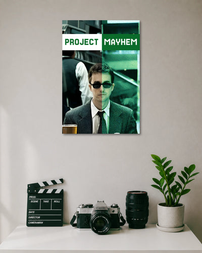 Project Mayhem Fight Club Poster poster artwork