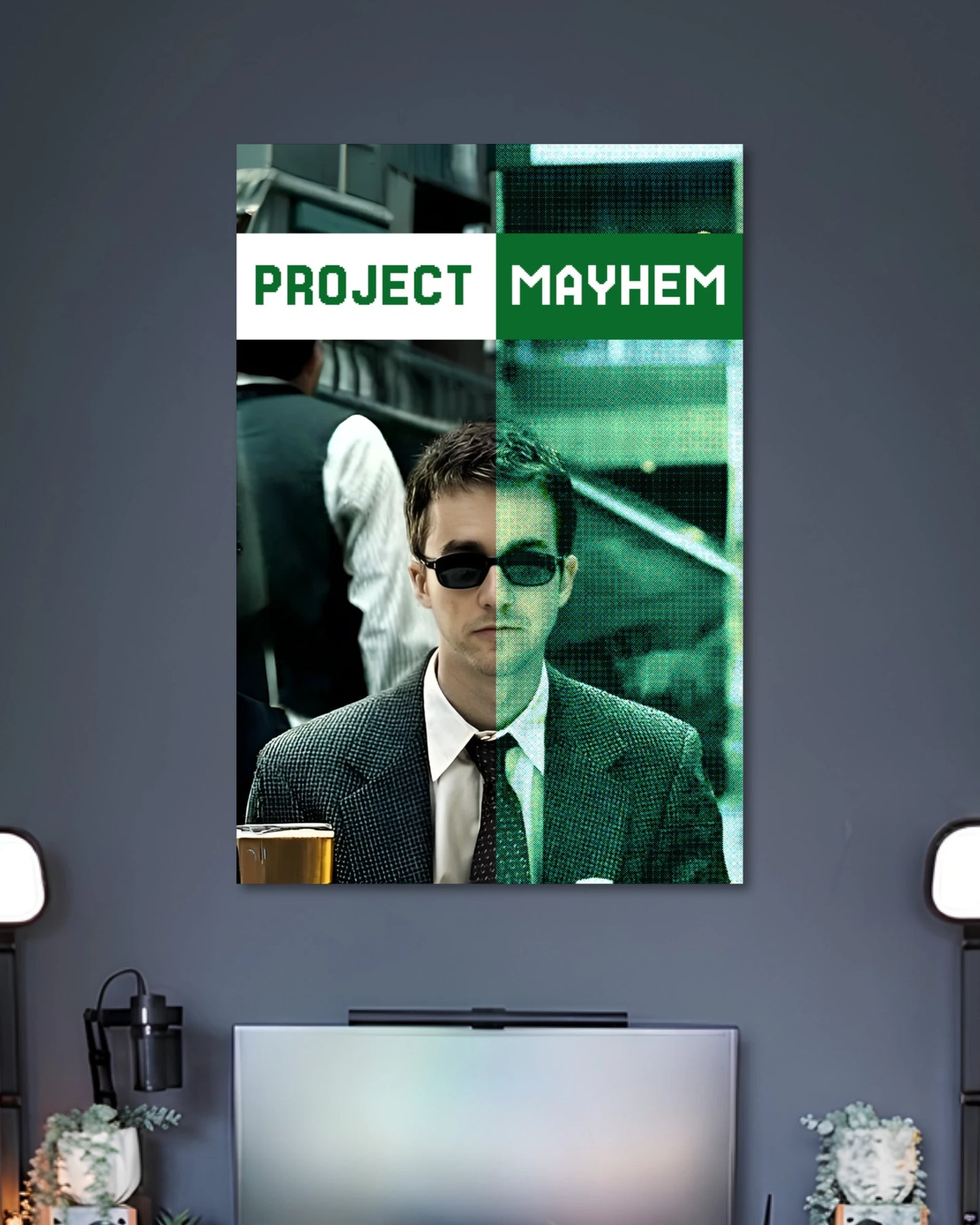 Alternative artwork view of Project Mayhem Fight Club Poster