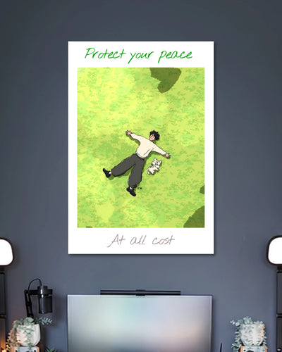 Alternative artwork featuring Protect Your Peace At All Cost Quote Poster