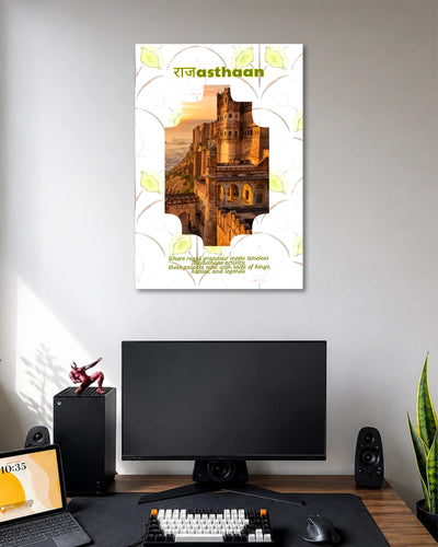 Rajasthan Royal Fort Aesthetic Poster poster artwork