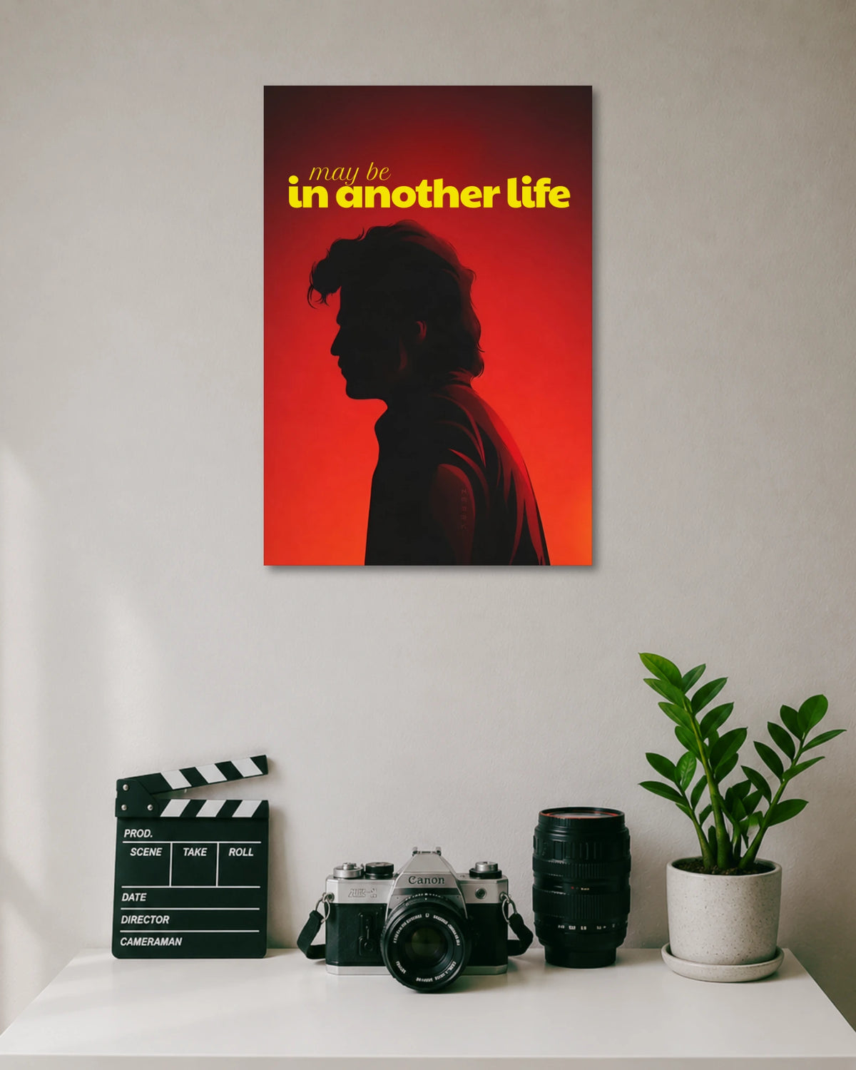 Rajinikanth Thalapathy Maybe in Another Life Poster poster artwork