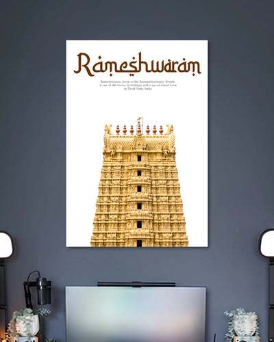 Alternative artwork featuring Rameshwaram Temple Minimal Poster