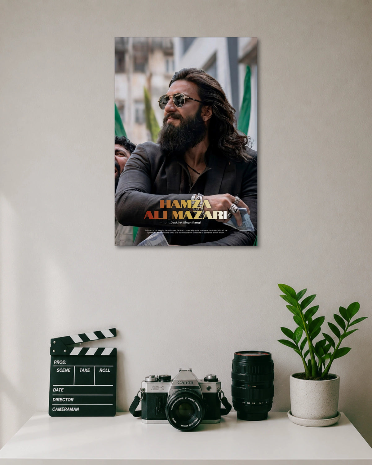 Ranveer Singh Hamza Ali Mazari Poster artwork with bold detailed composition 1
