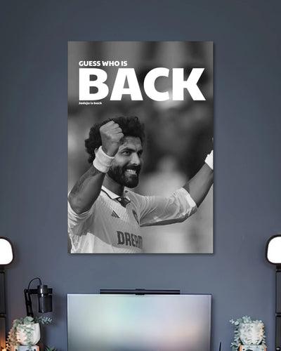 Alternative artwork featuring Ravindra Jadeja Guess Who Is Back Poster