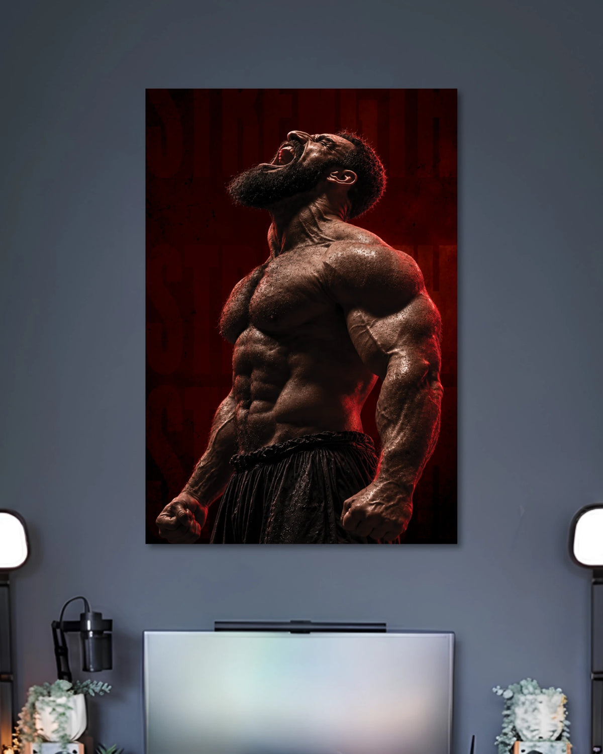 Alternative artwork featuring Raw Power Bodybuilding Poster