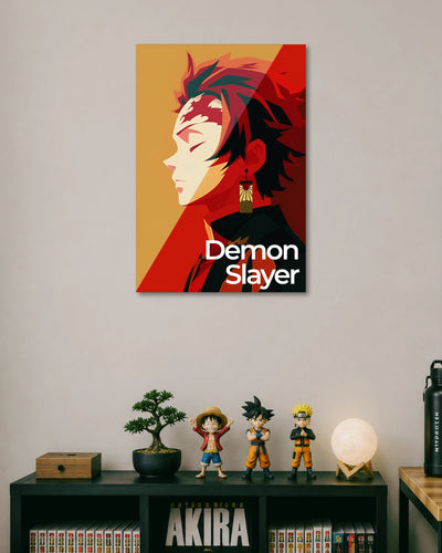 Kyojuro Rengoku Demon Slayer Anime Poster poster artwork