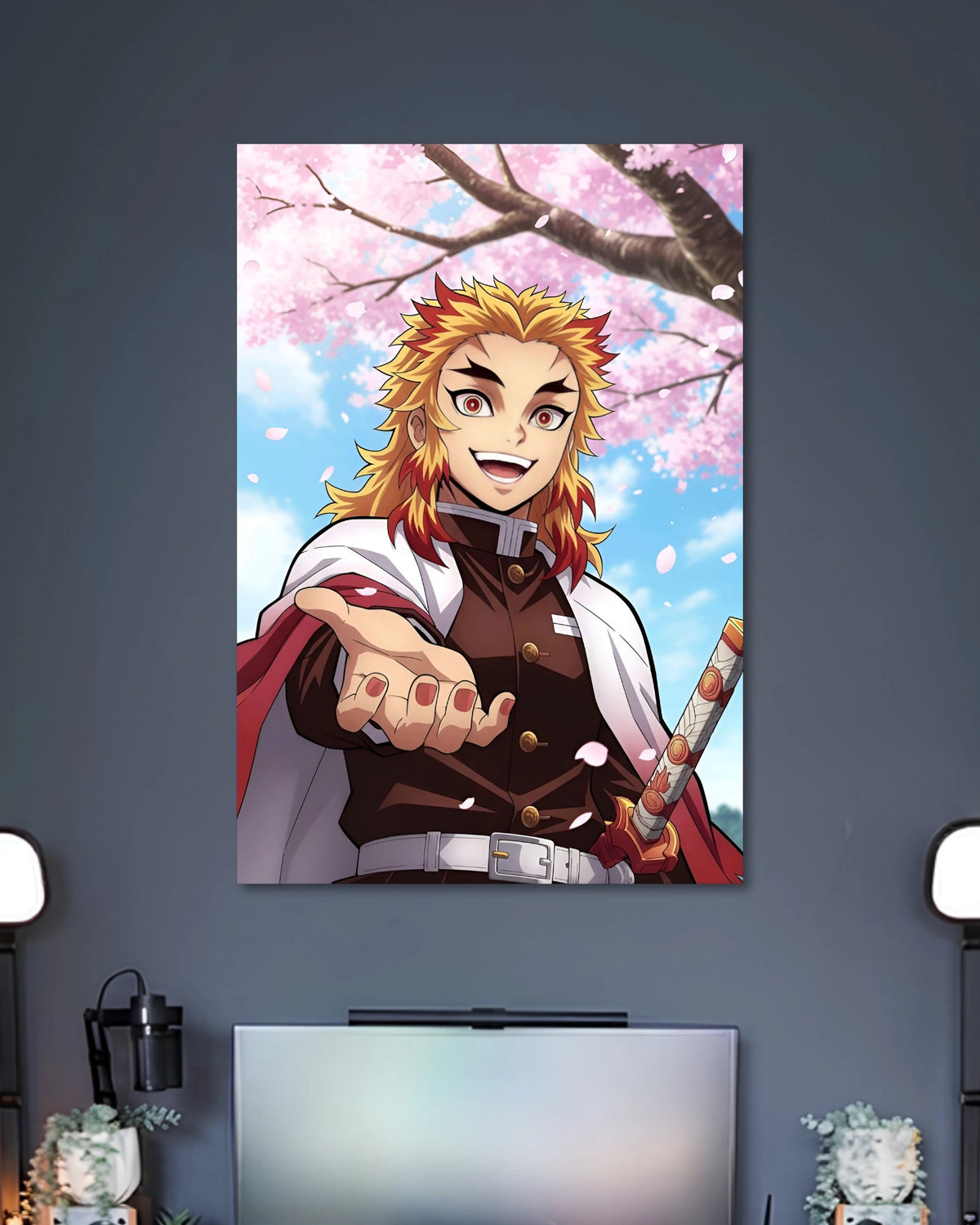 Alternative artwork featuring Kyojuro Rengoku Demon Slayer Poster