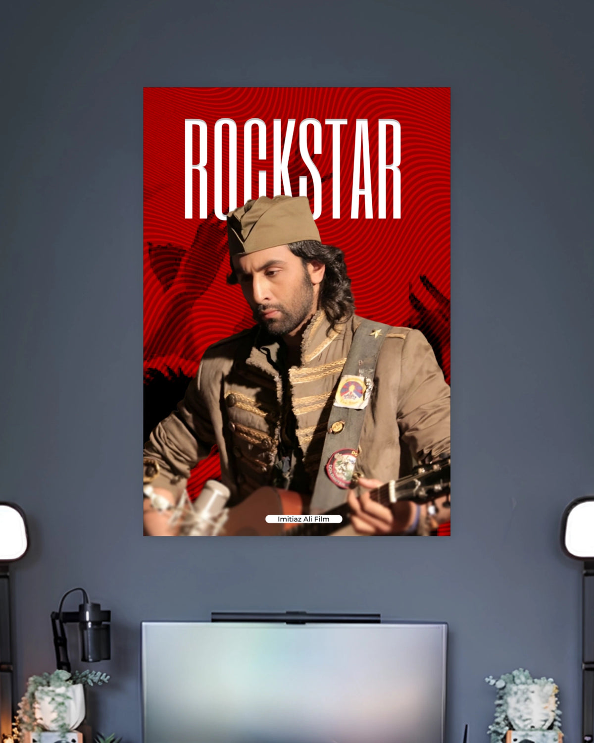 Rockstar Ranbir Kapoor Poster artwork with bold detailed composition 2