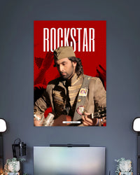 Rockstar Ranbir Kapoor Poster artwork with bold detailed composition 2