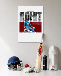 Rohit Sharma Hitman Cricket Poster poster artwork