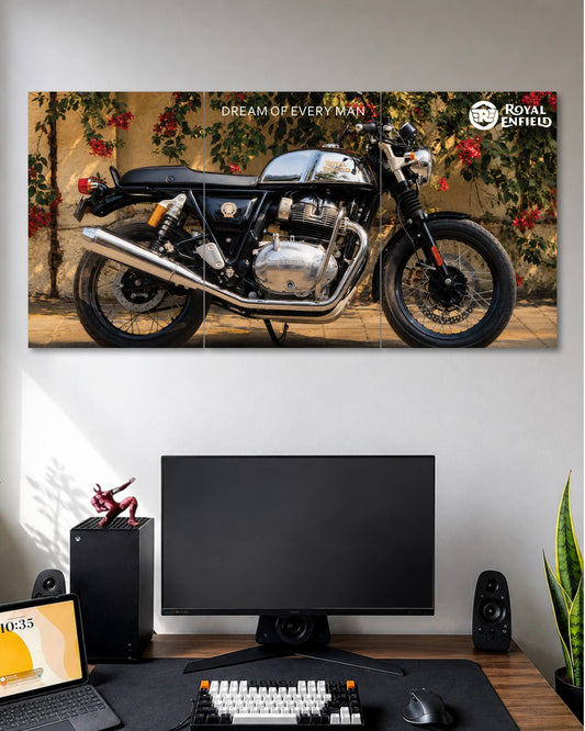 Royal Enfield GT 650 3 Piece Split Poster