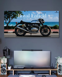 Three-panel Royal Enfield GT 650 3 Piece Poster Set artwork featuring premium detailed design 2