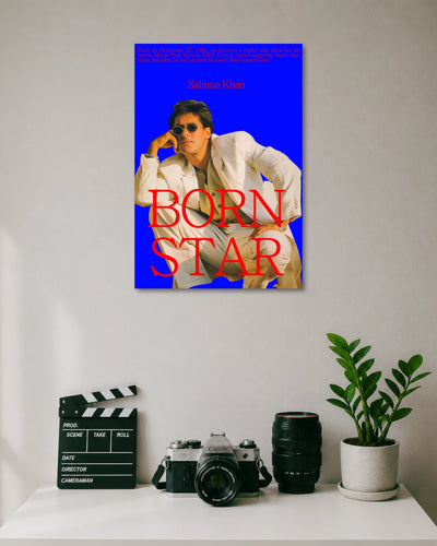 Salman Khan Born Star Bollywood Poster poster artwork