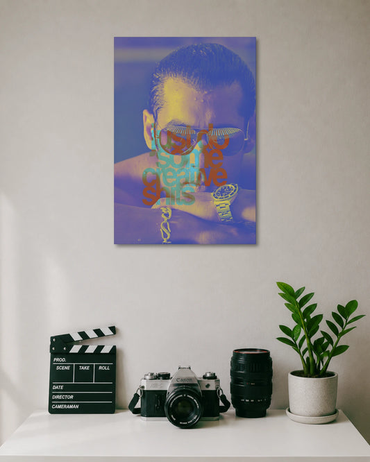 Salman Khan Sunglasses Style Portrait Poster poster artwork