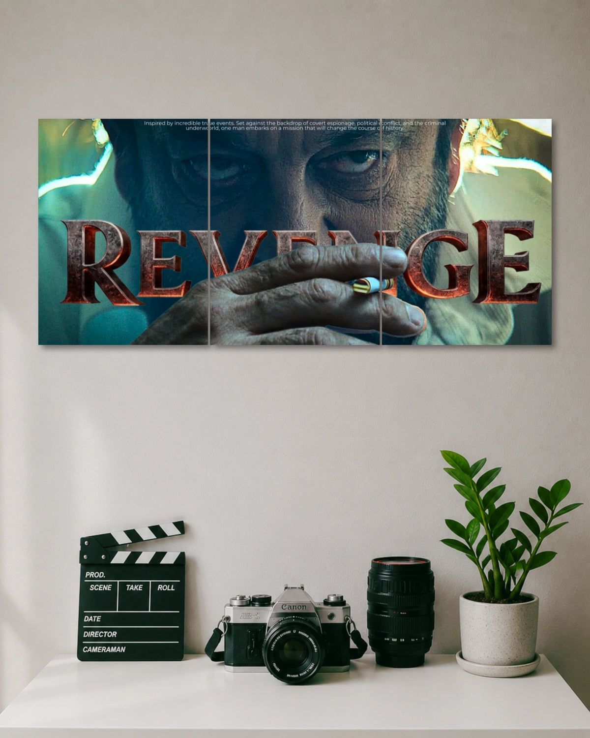 Sanjay Dutt Dhurandhar 3 Split Poster Set three-panel artwork 1