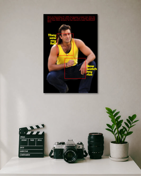 Sanjay Dutt They Saw My Fall Poster poster artwork
