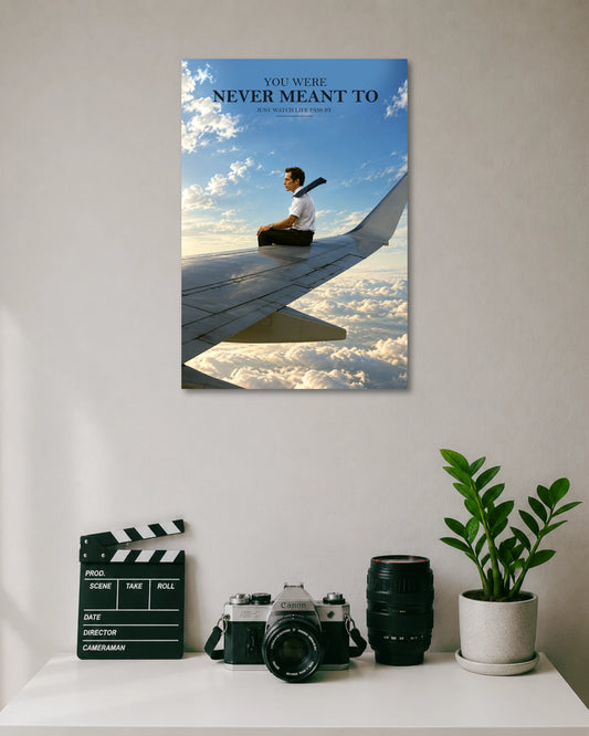 The Secret Life of Walter Mitty Airplane Wing Poster poster artwork