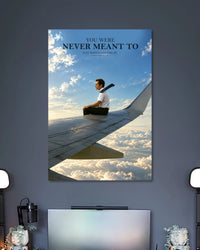 Alternative artwork featuring The Secret Life of Walter Mitty Airplane Wing Poster
