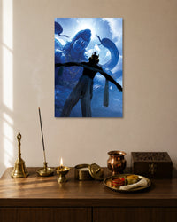 Shiva Krishna Divine Dance Poster poster artwork