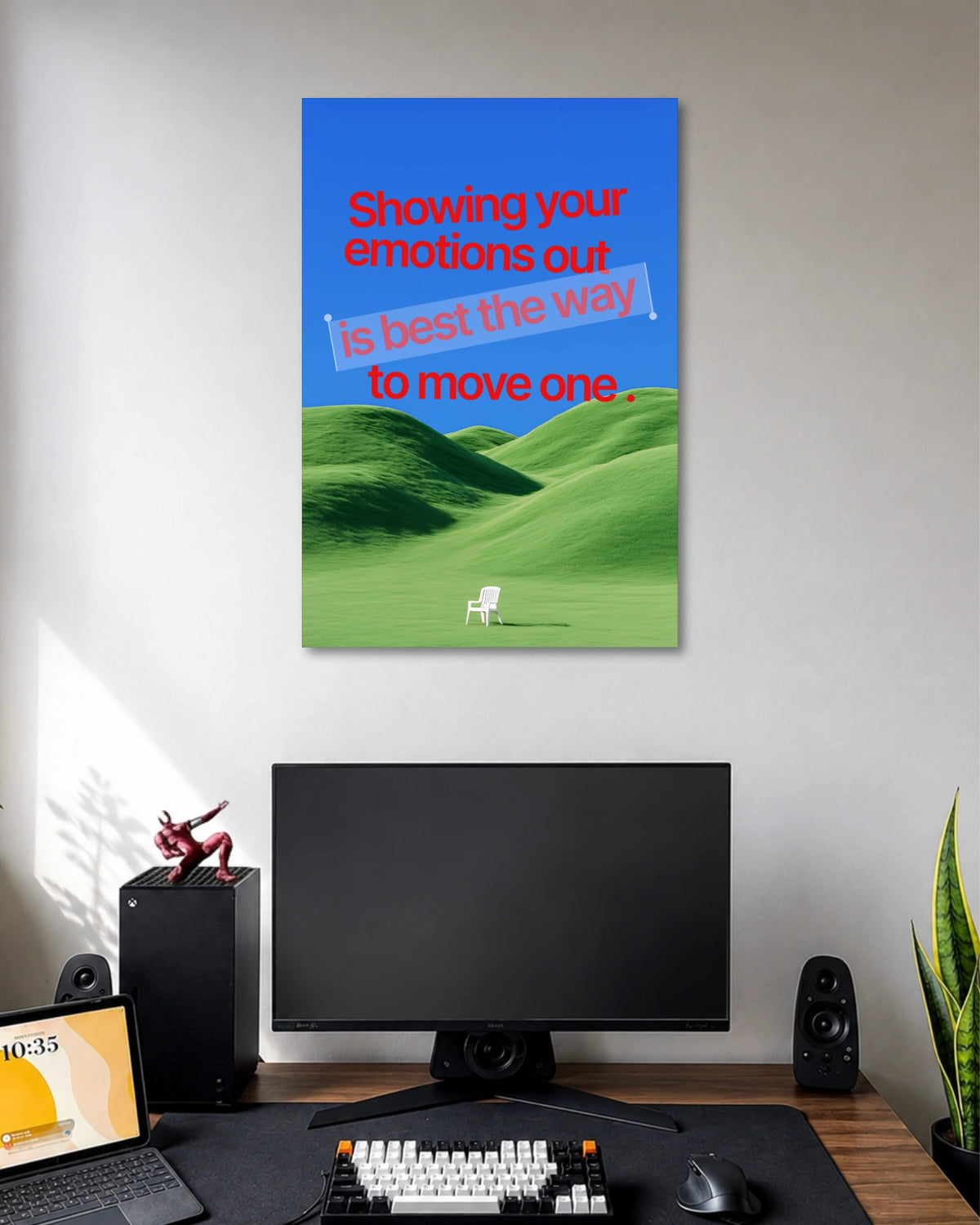 Showing Your Emotions Poster poster artwork