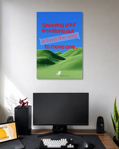 Showing Your Emotions Poster poster artwork