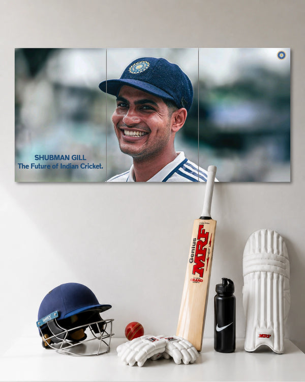 Shubman Gill Future of Indian Cricket 3 Piece Poster Set