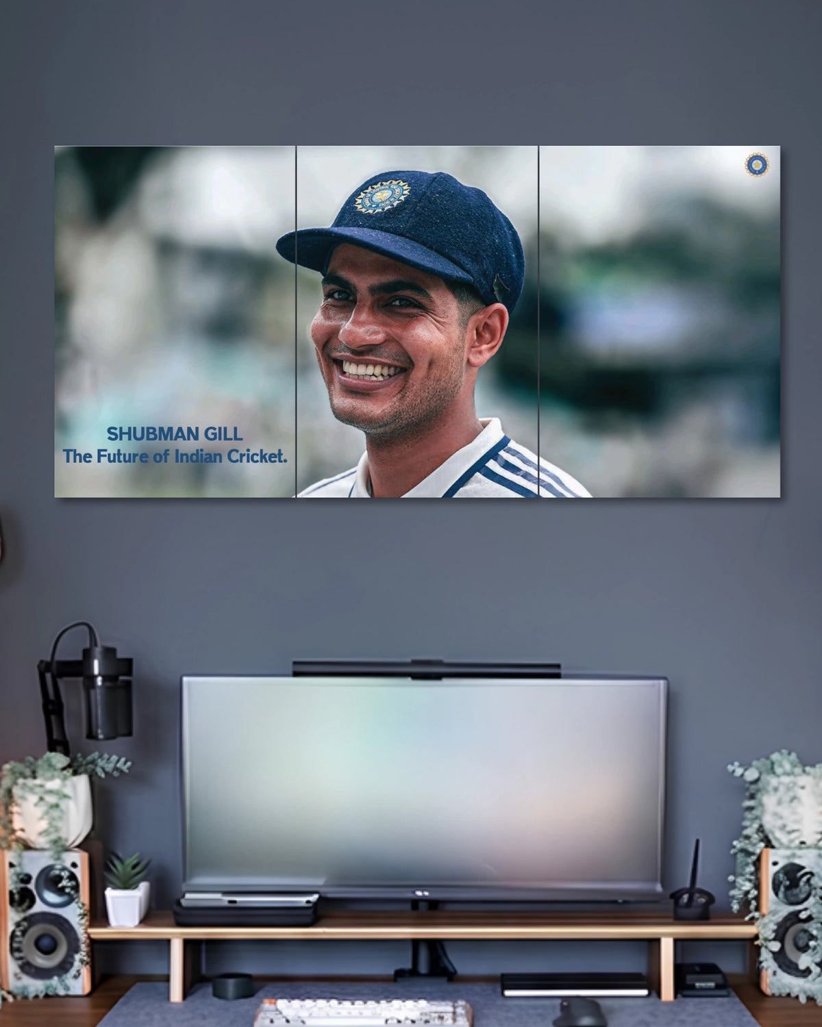 Shubman Gill Future of Indian Cricket 3 Piece Poster Set premium artwork 2
