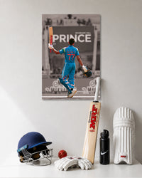 Shubman Gill Prince Walk Poster premium artwork 1