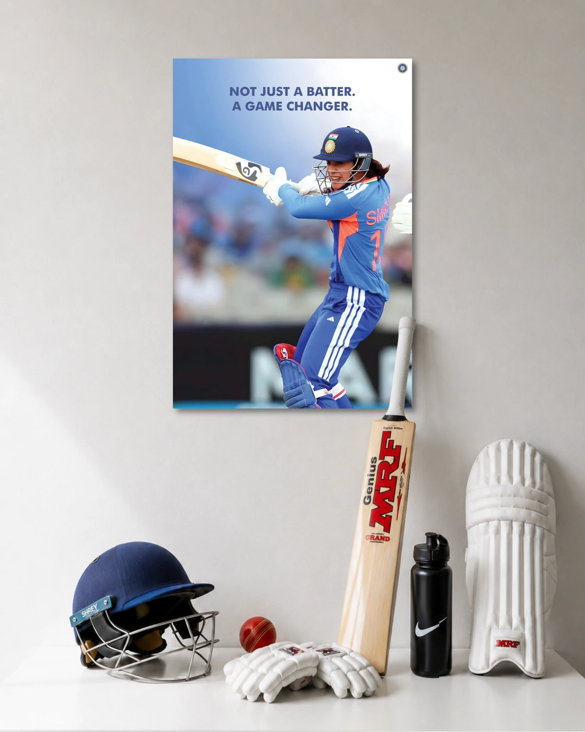 Smriti Mandhana Game Changer Poster premium artwork 1