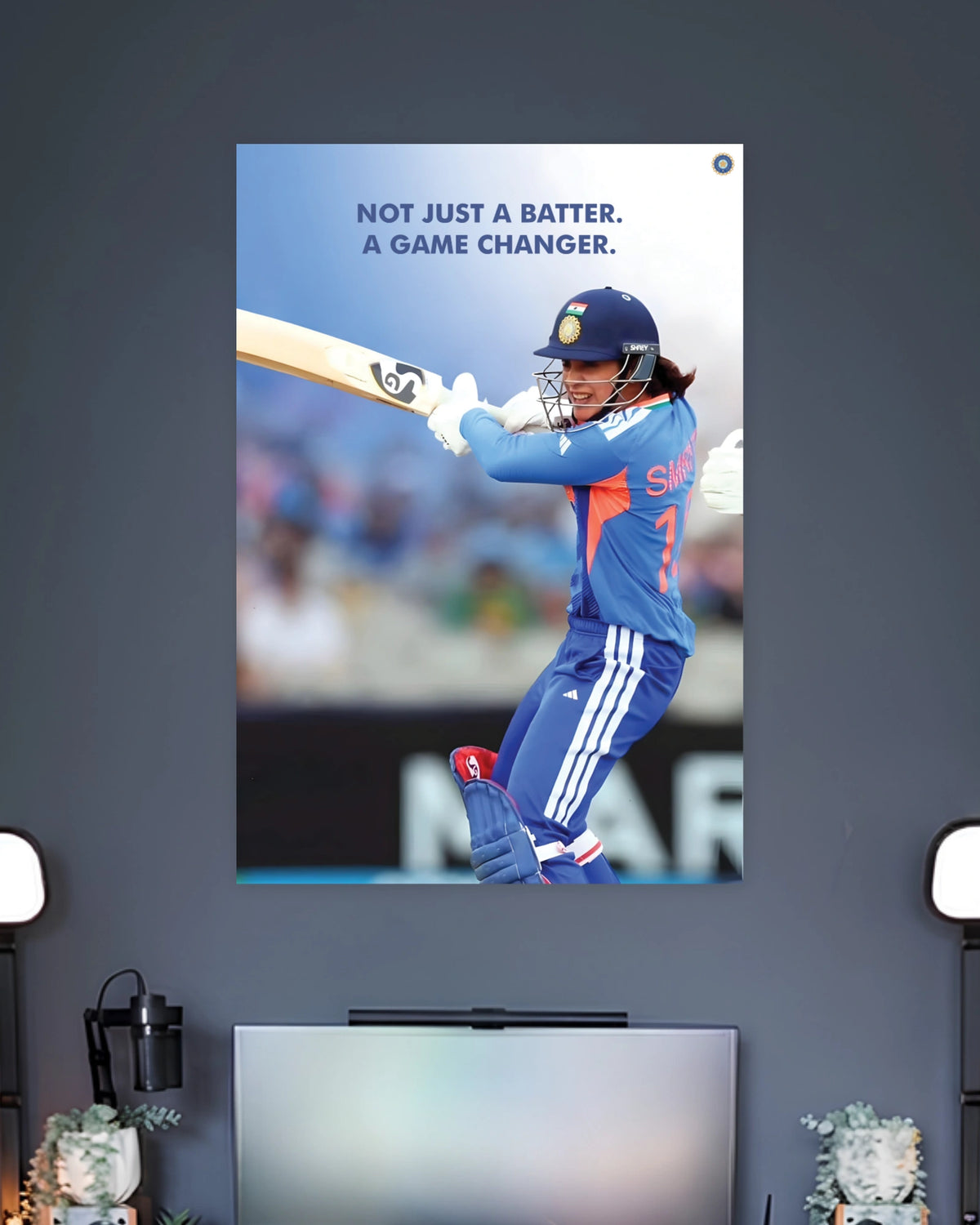 Smriti Mandhana Game Changer Poster premium artwork 2