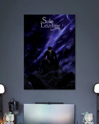Solo Leveling Shadow Monarch Poster artwork with detailed composition 2