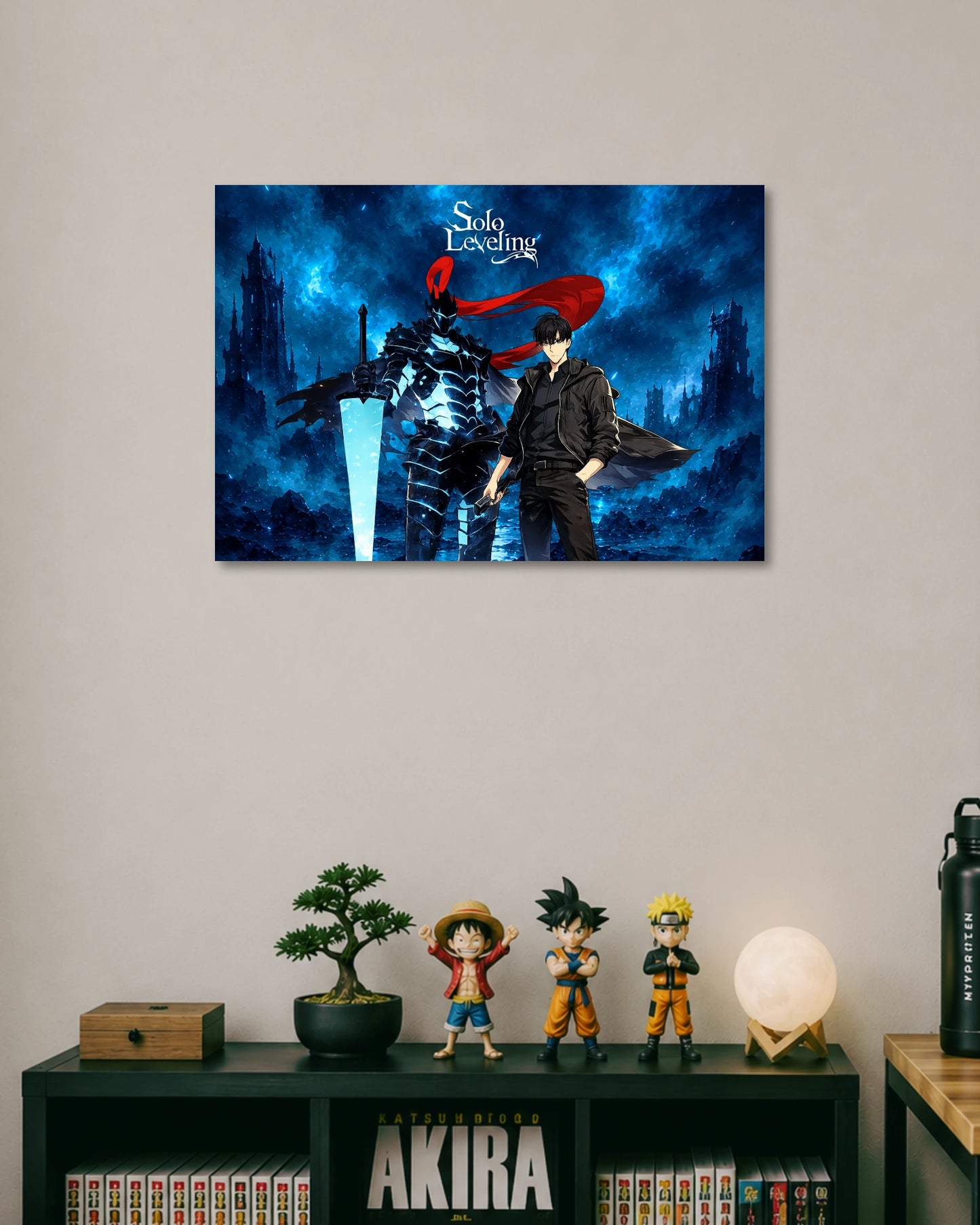 Solo Leveling Sung Jinwoo Landscape Poster poster artwork