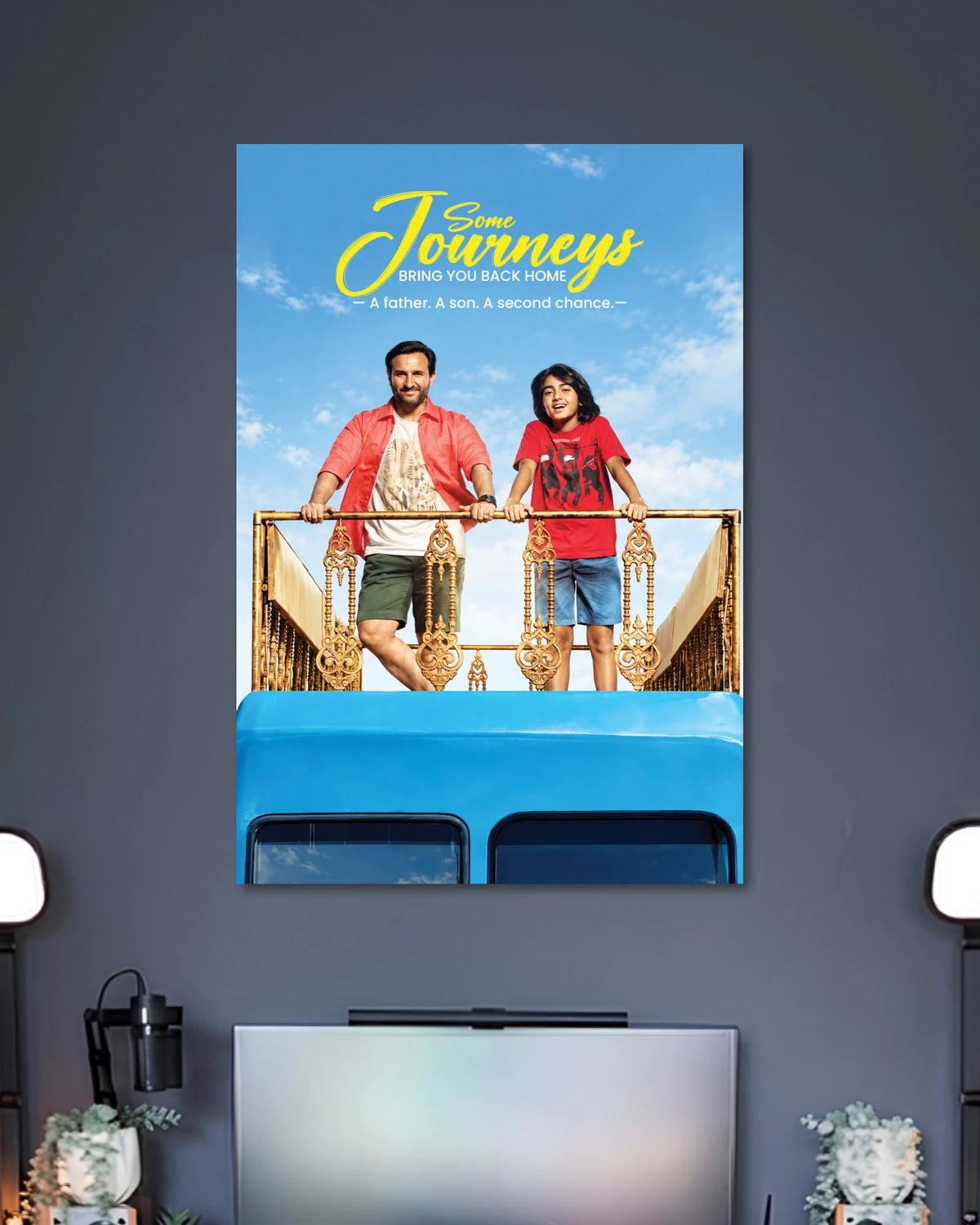 Some Journeys Saif Ali Khan Father Son Poster