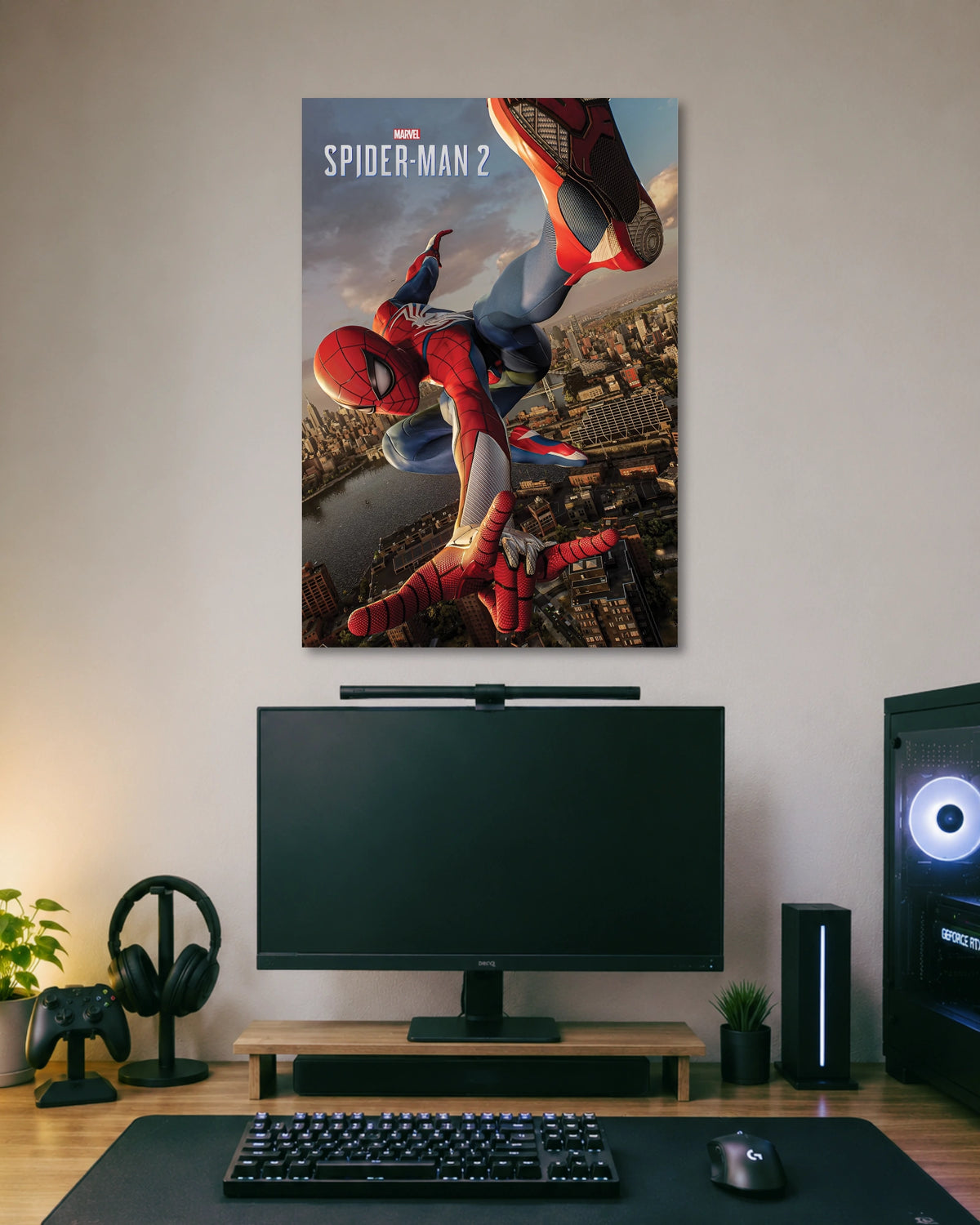Spider-Man 2 City Swing Poster artwork with bold detailed composition 1