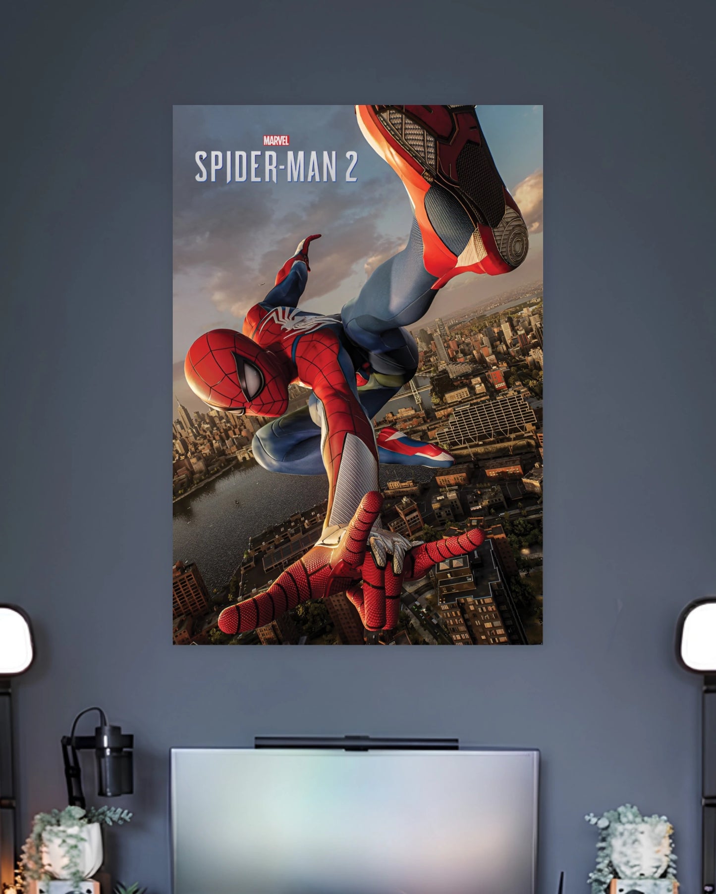 Spider-Man 2 City Swing Poster artwork with bold detailed composition 2