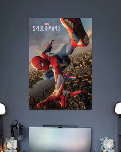 Spider-Man 2 City Swing Poster artwork with bold detailed composition 2