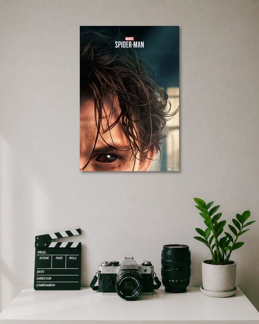 Spider-Man Brand New Day Eye Close-Up Poster artwork with bold detailed composition 1